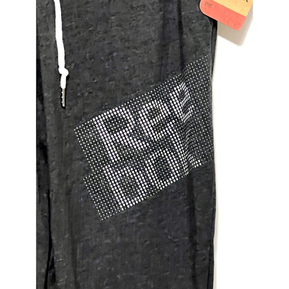 Reebox Charcoal Heather Gray Retreat Crop Leggings Size Medium - Picture 3 of 8